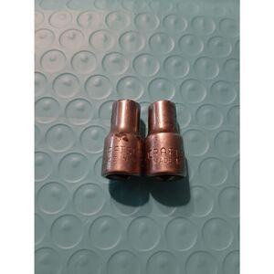 Vintage Lot 2 Craftsman 7/32" 6 And 12 Point 1/4" Drive Sockets Tools